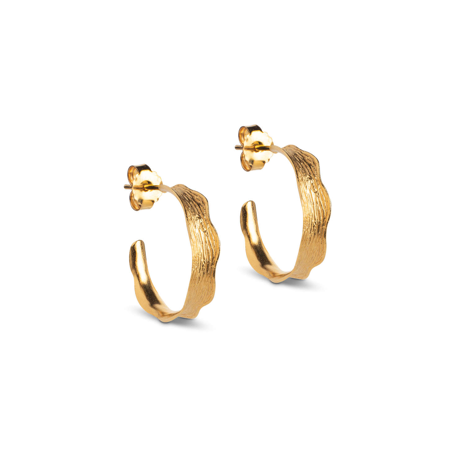 Øredobber - Ane Small Hoops Gold