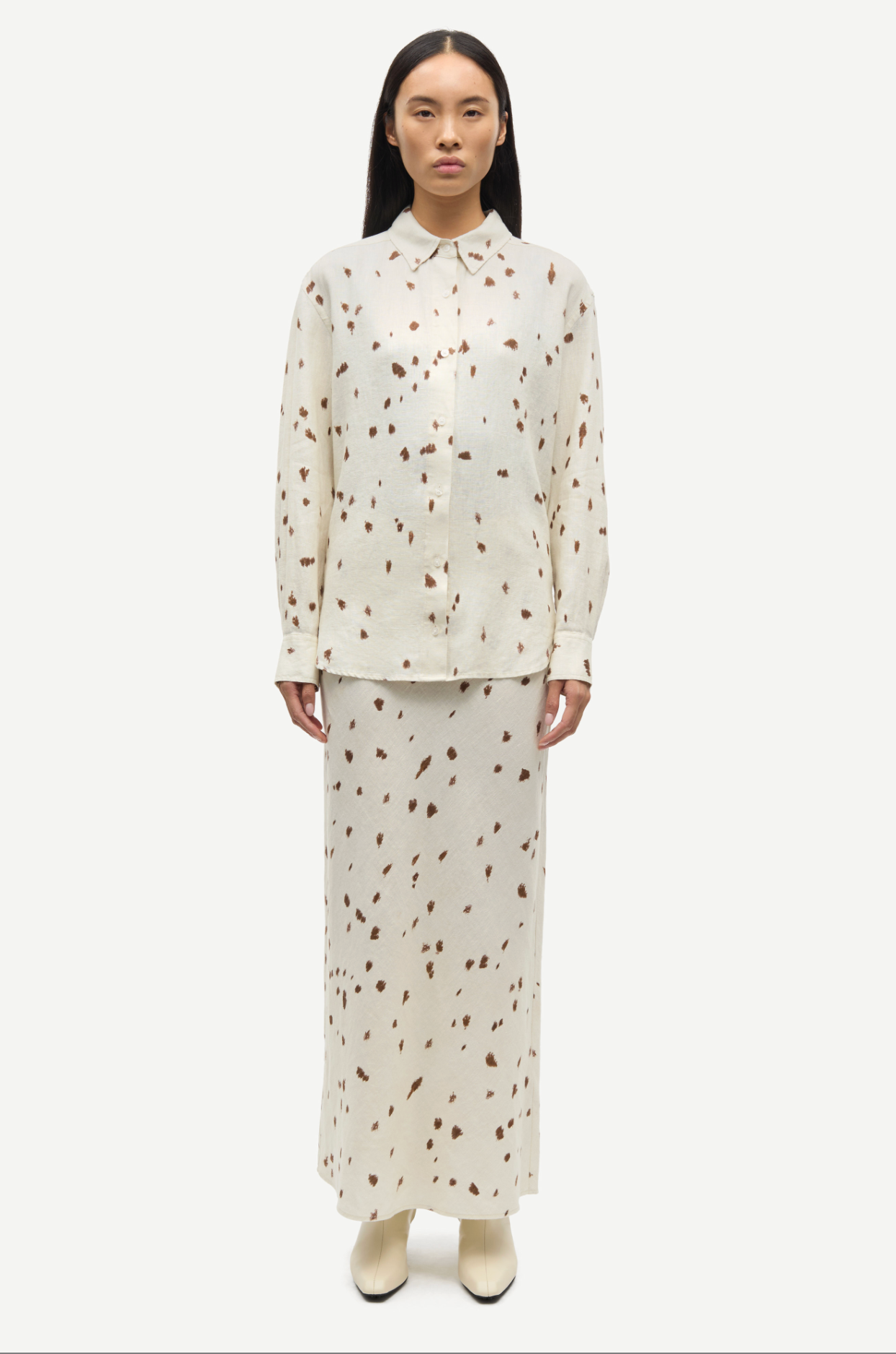 Skjørt - Saagneta Long Skirt Stray Dott