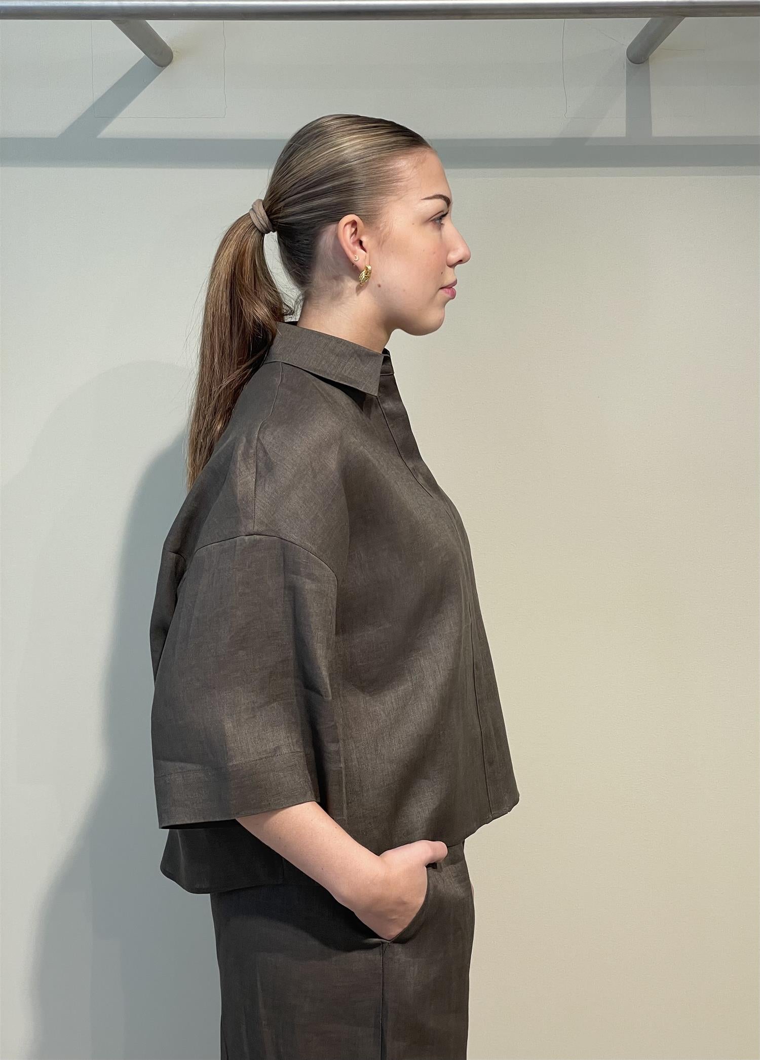 Bluse - Mirano Shirt Dark Green
