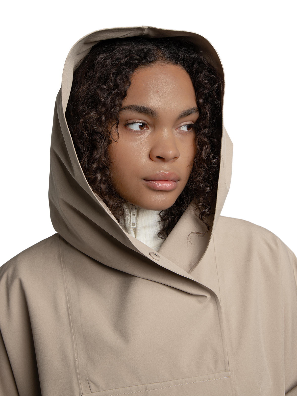 Poncho - Bergen Beige