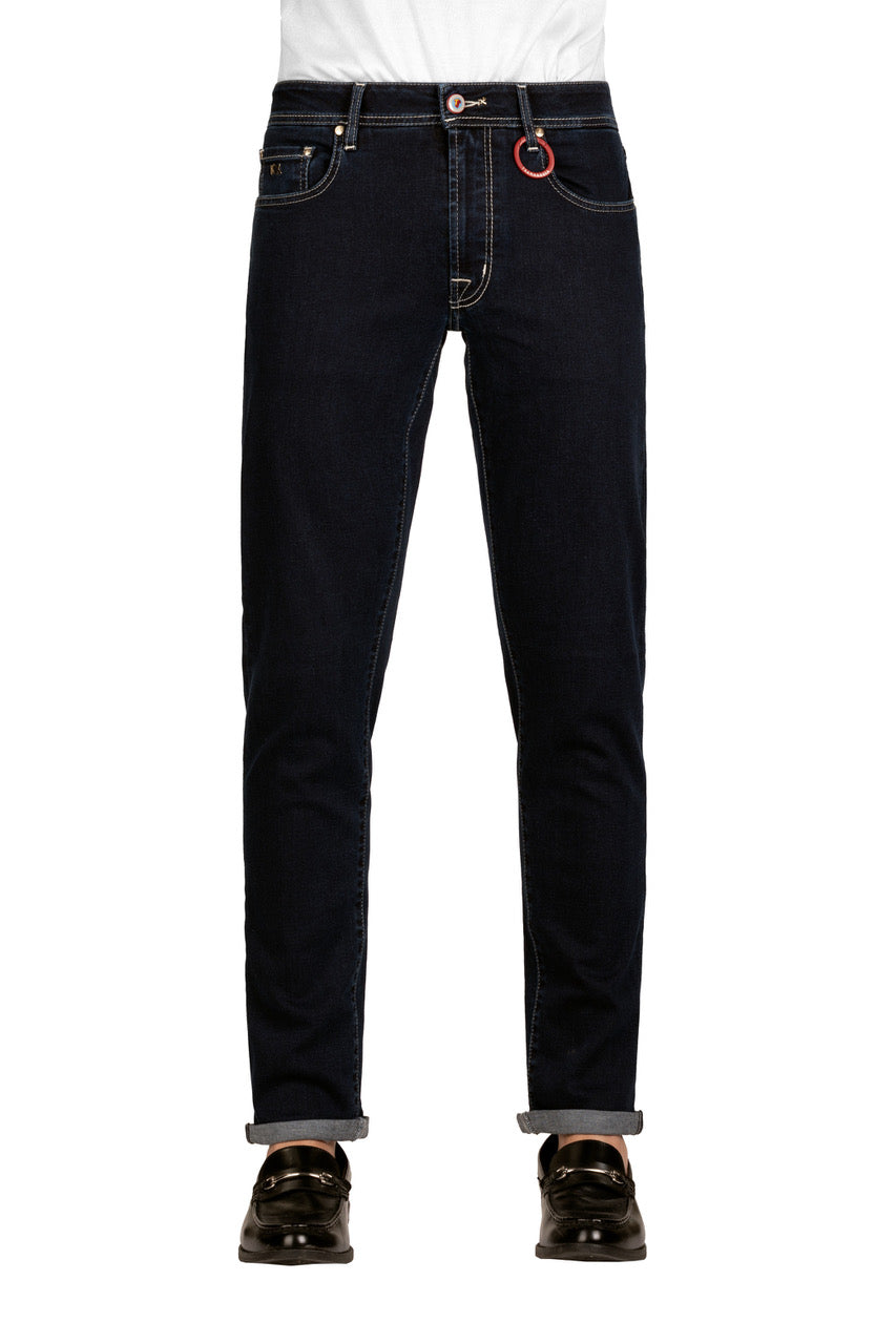 Jeans - Michelangelo Dark Blue Denim