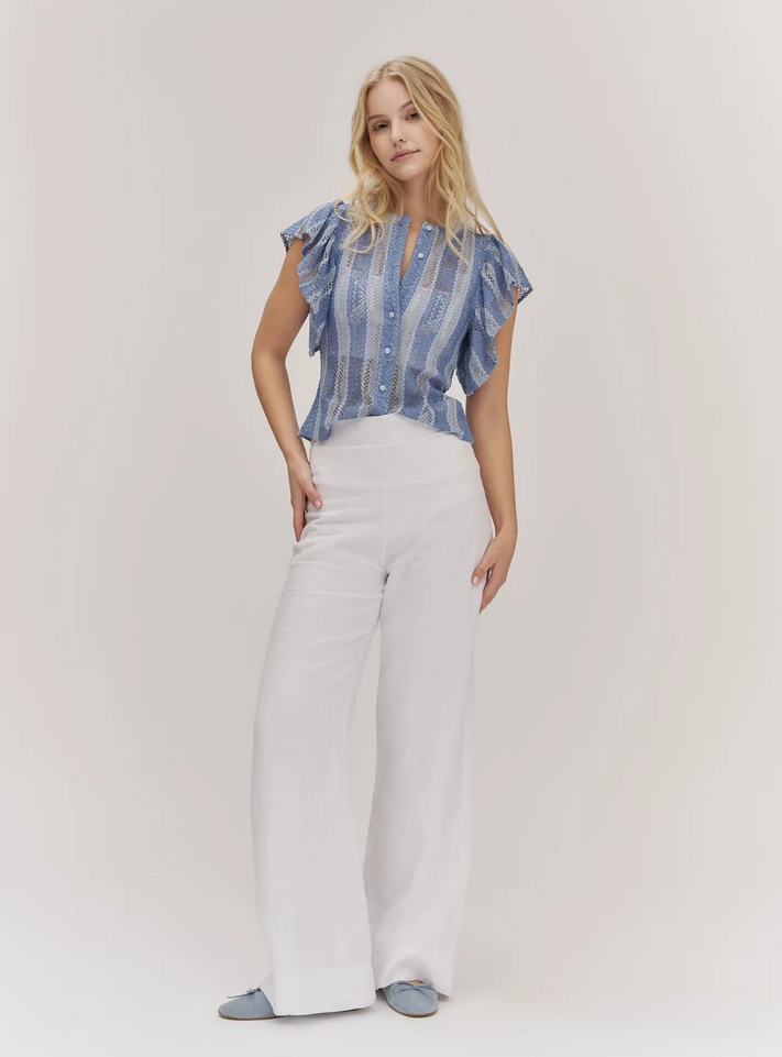 Bukse - Molly Linen Pants White