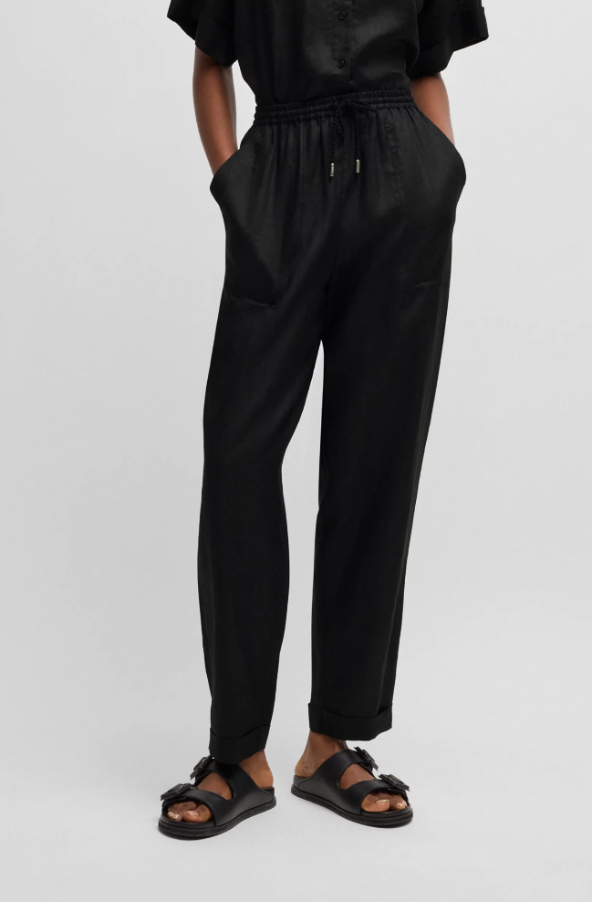 Bukse - Tanjet Reuglar-Fit Trousers Black