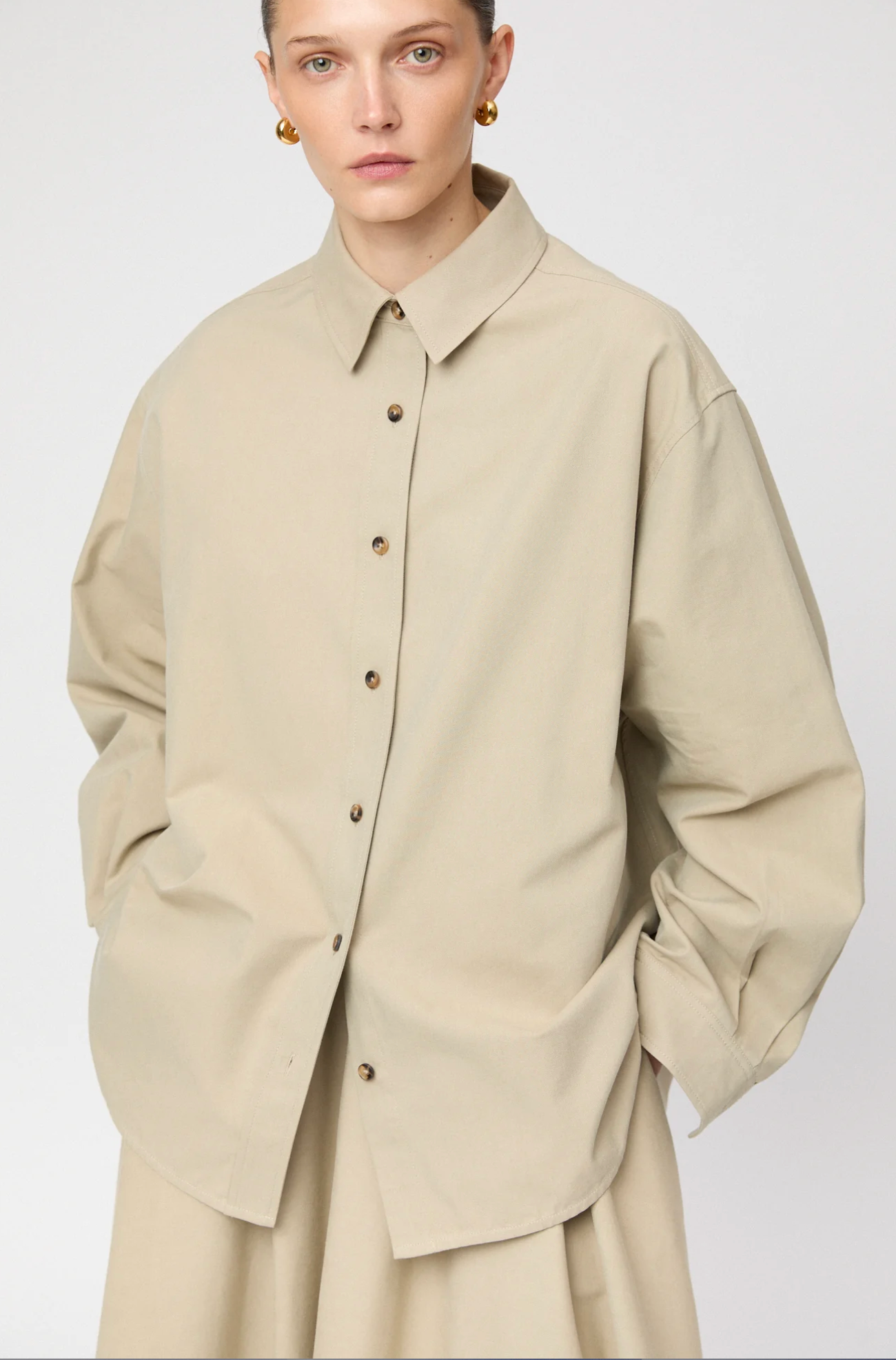 Skjorte - Workwear Shirt Khaki