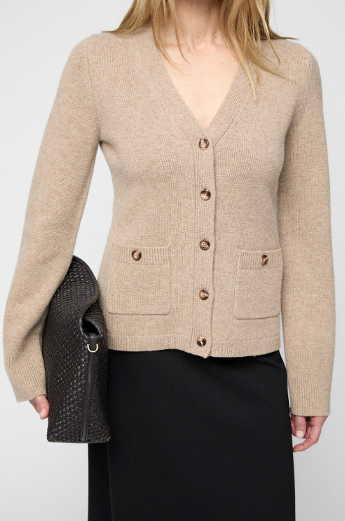 Cardigan - Adele Cardigan Oatmeal