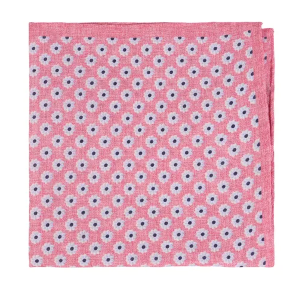 Tørkle - Pink Melange Flower