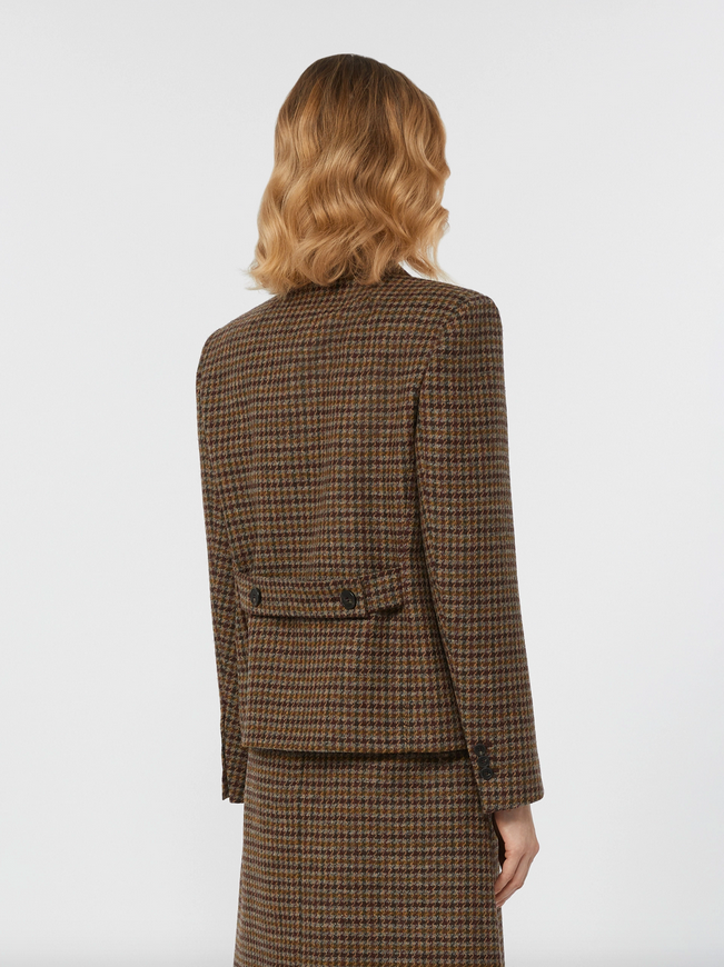 Blazer - Gerusia Wool Blazer Wine Colored