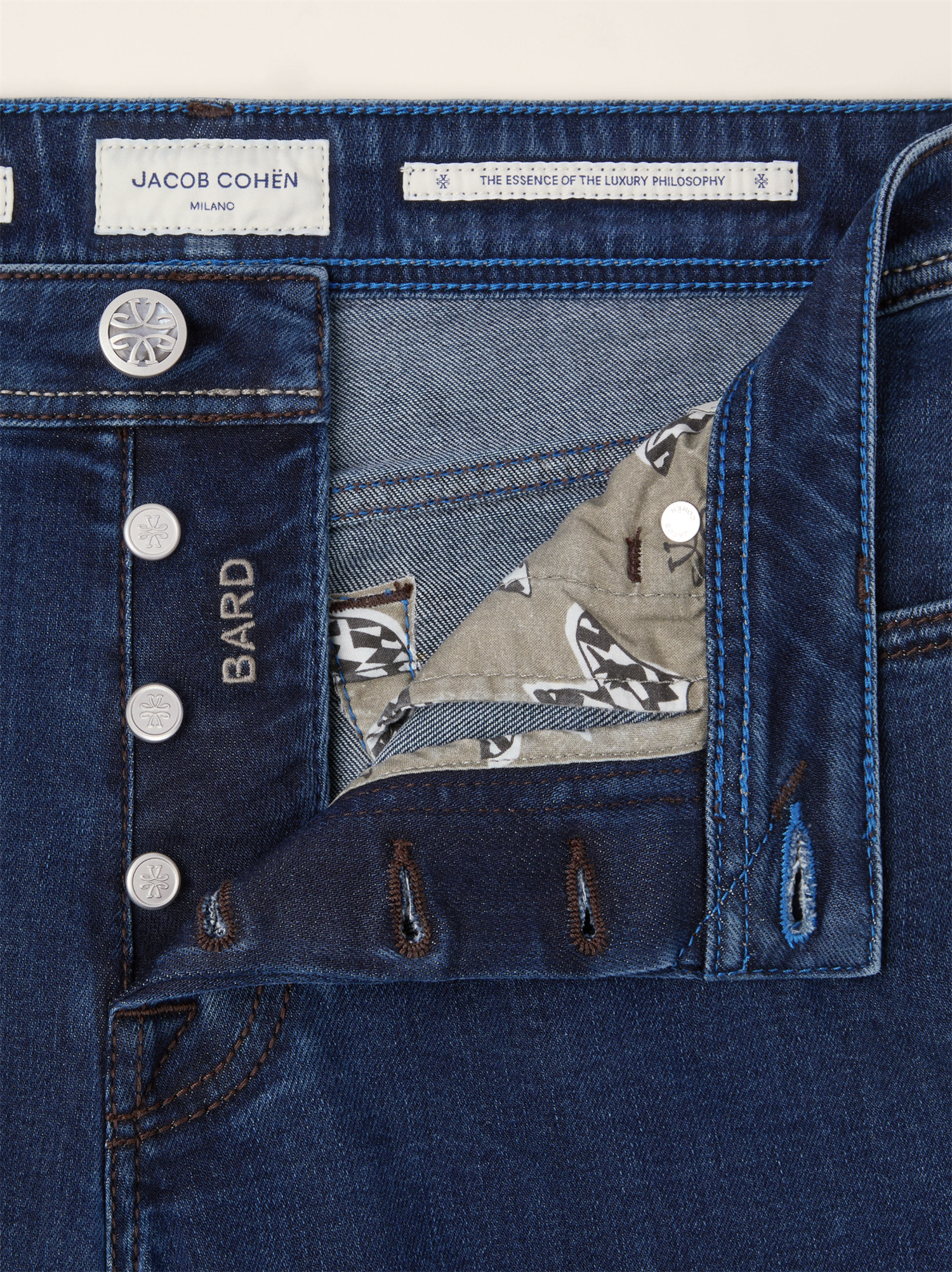 Jeans - Bard Regular Slim 5 Pocket Jeans Dark Blue