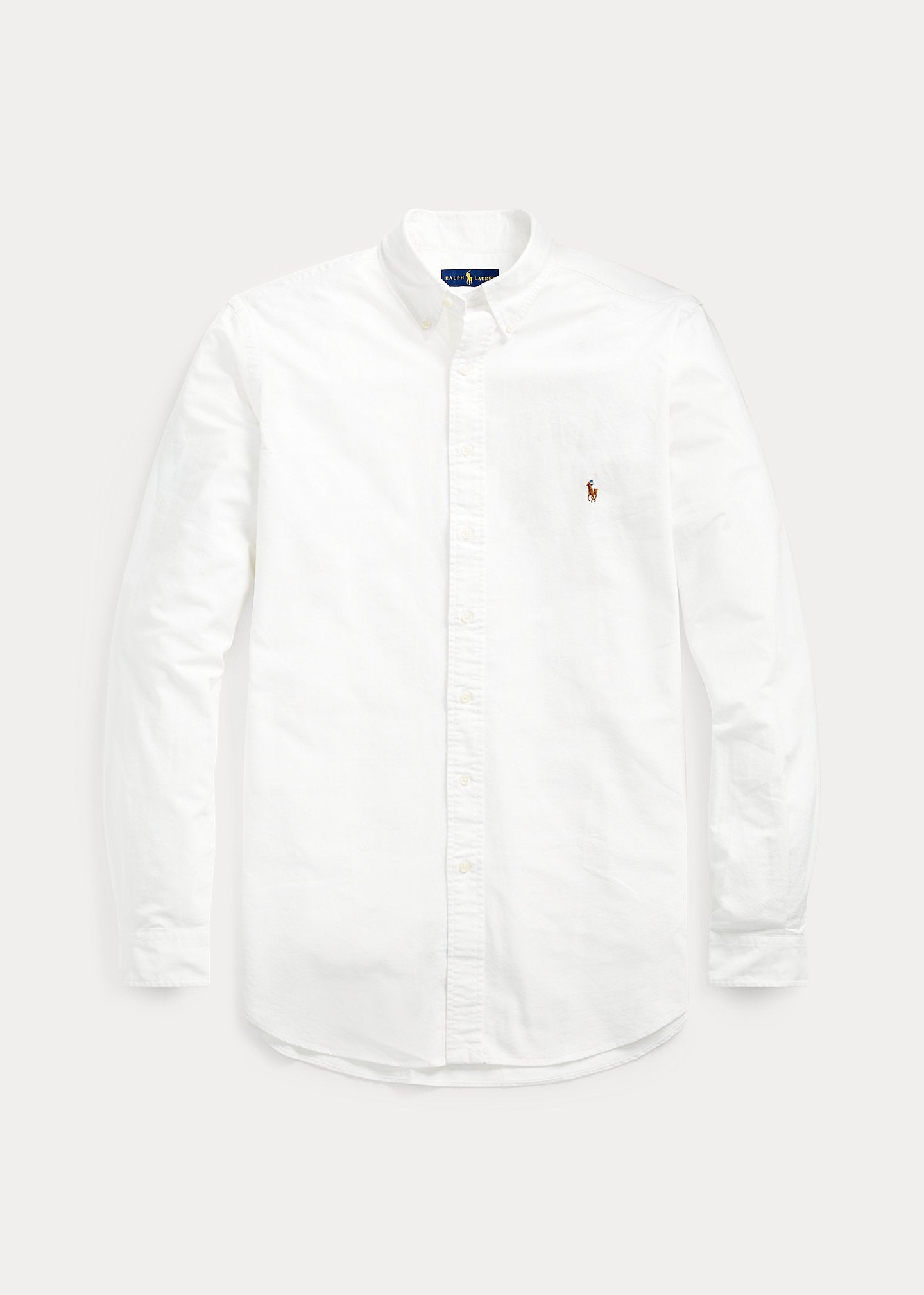 Skjorte - Custom Fit Oxford Shirt White