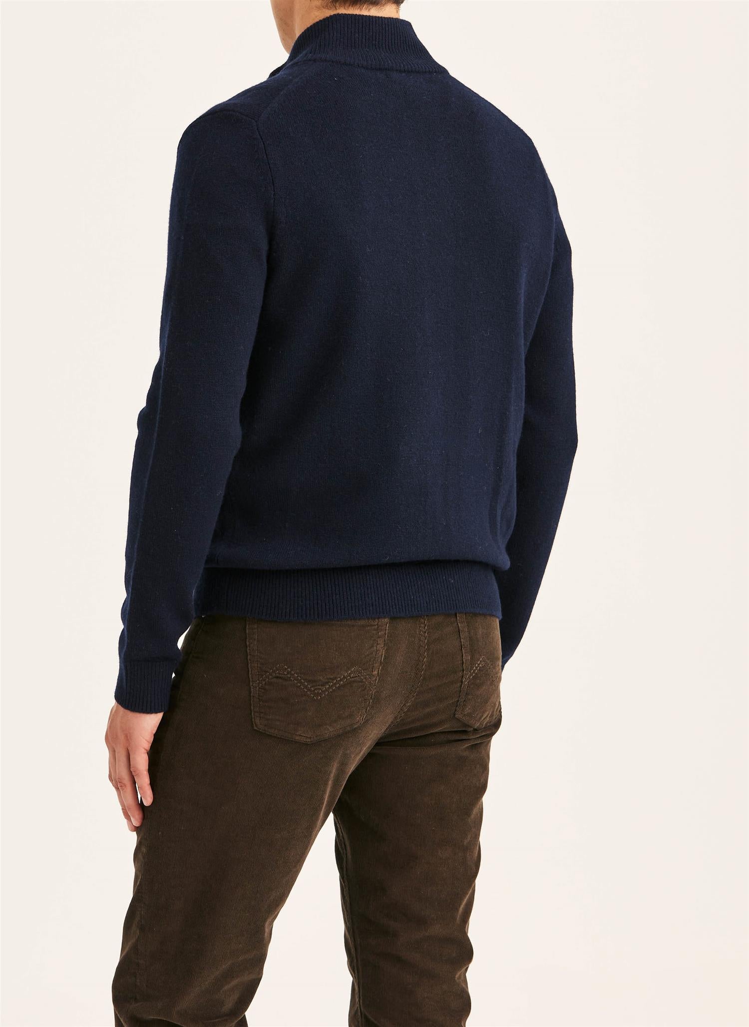 Genser - Hertford Button Cardigan Navy