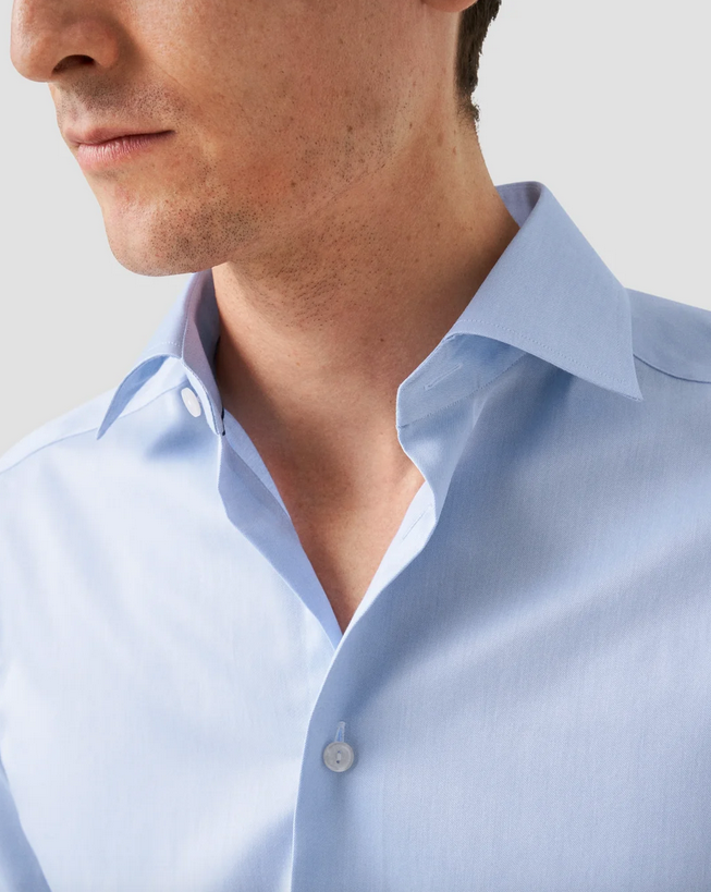 Skjorte - Light Blue Signature Twill Slim Fit