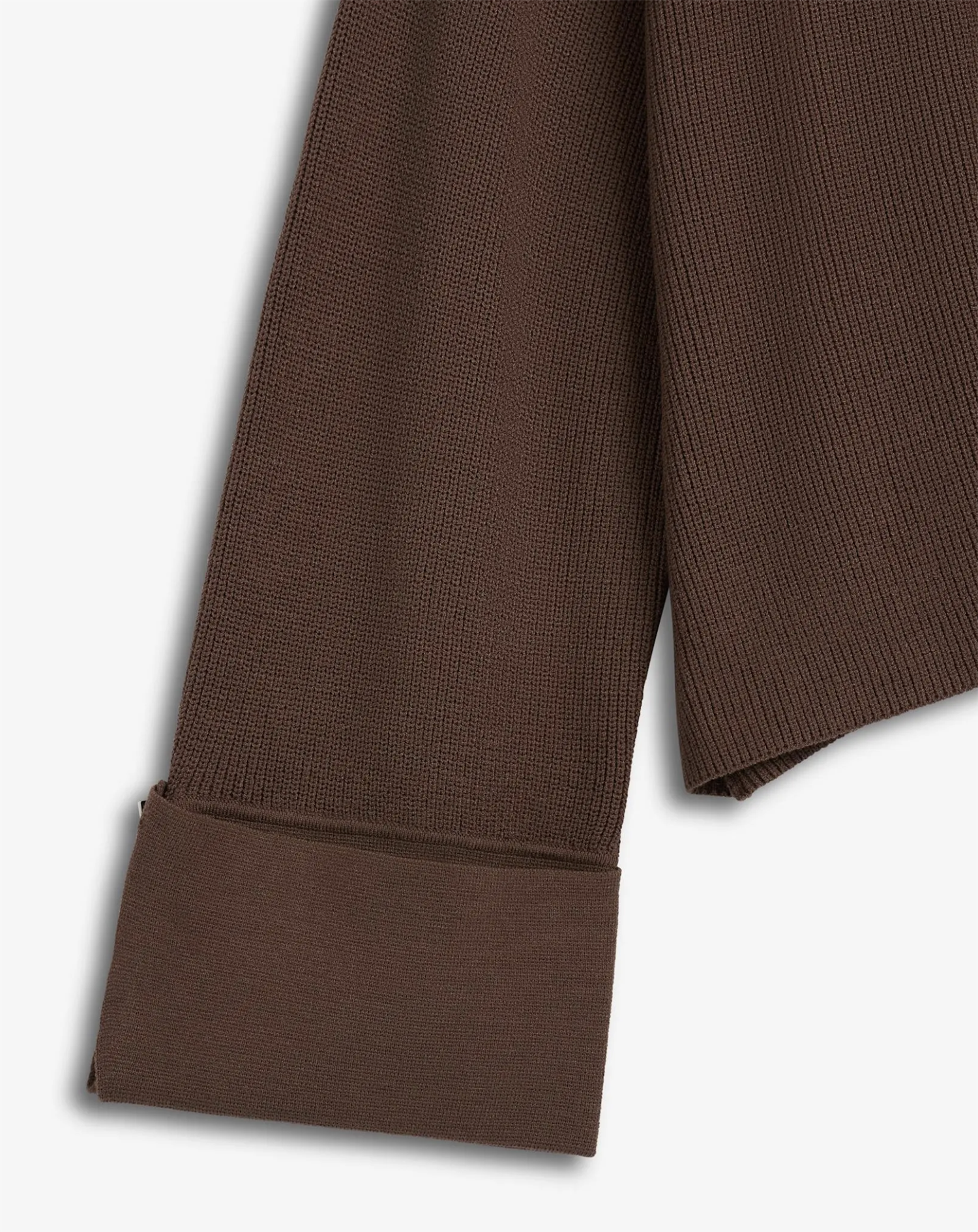 Cardigan - Atari Rib Cardigan Walnut Brown