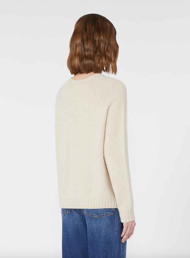 Genser - Giacci Alpaca Cotton Sweater Ivory