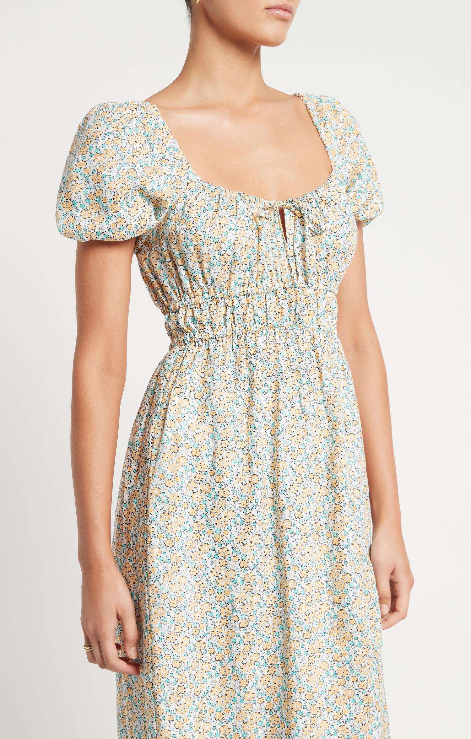 Kjole - Terina Midi Dress Sabinosa Floral Print