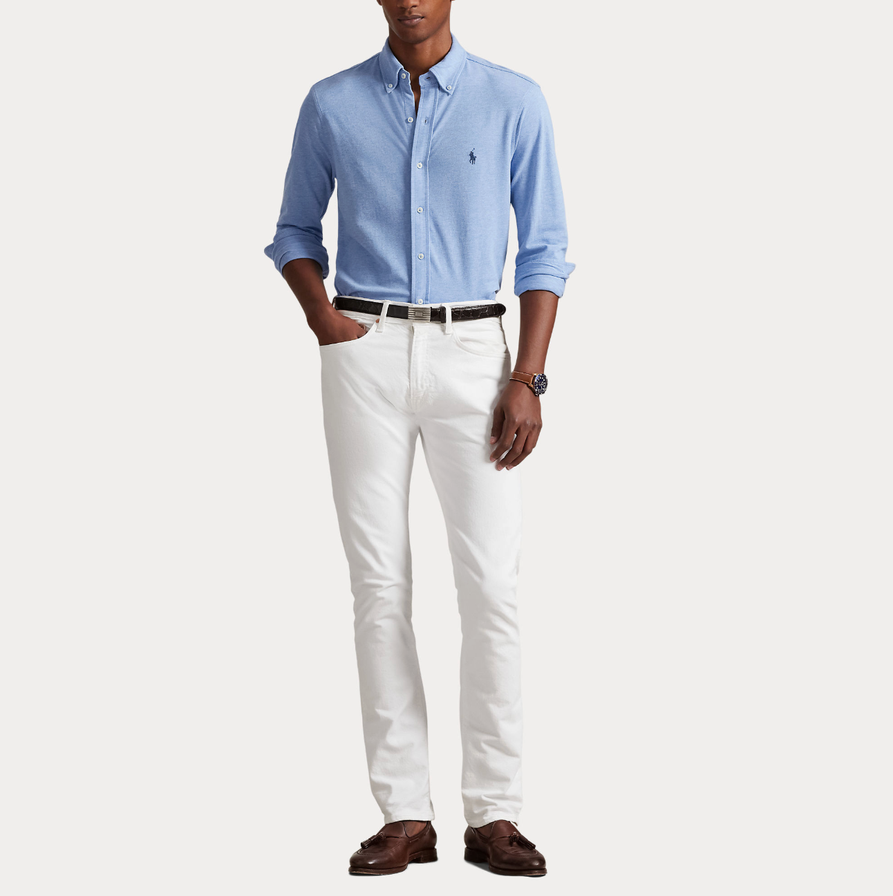 Skjorte - Featherweight Mesh Isle Heather