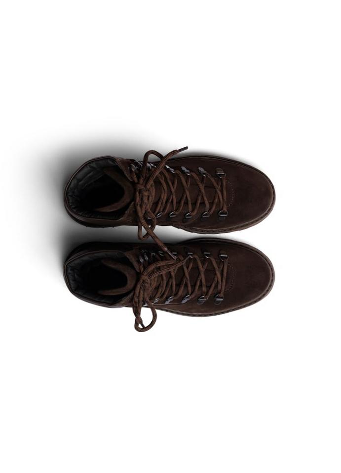 Boots - Hiking Suede Chocolate Black Women