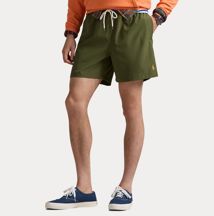 Badeshorts -  Traveler Classic Swim Trunk New Olive