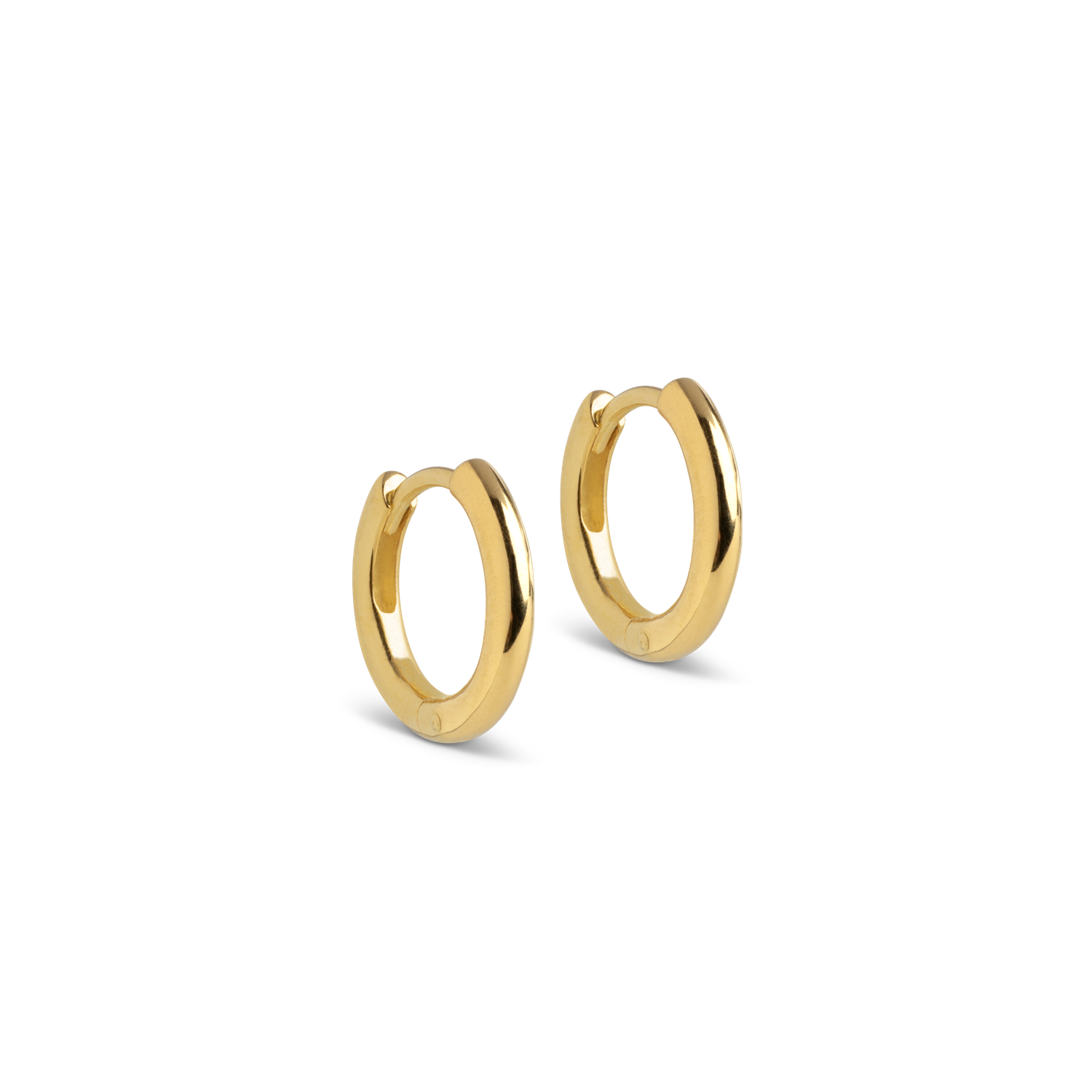Øredobber - Chunky Classic Hoops Gold