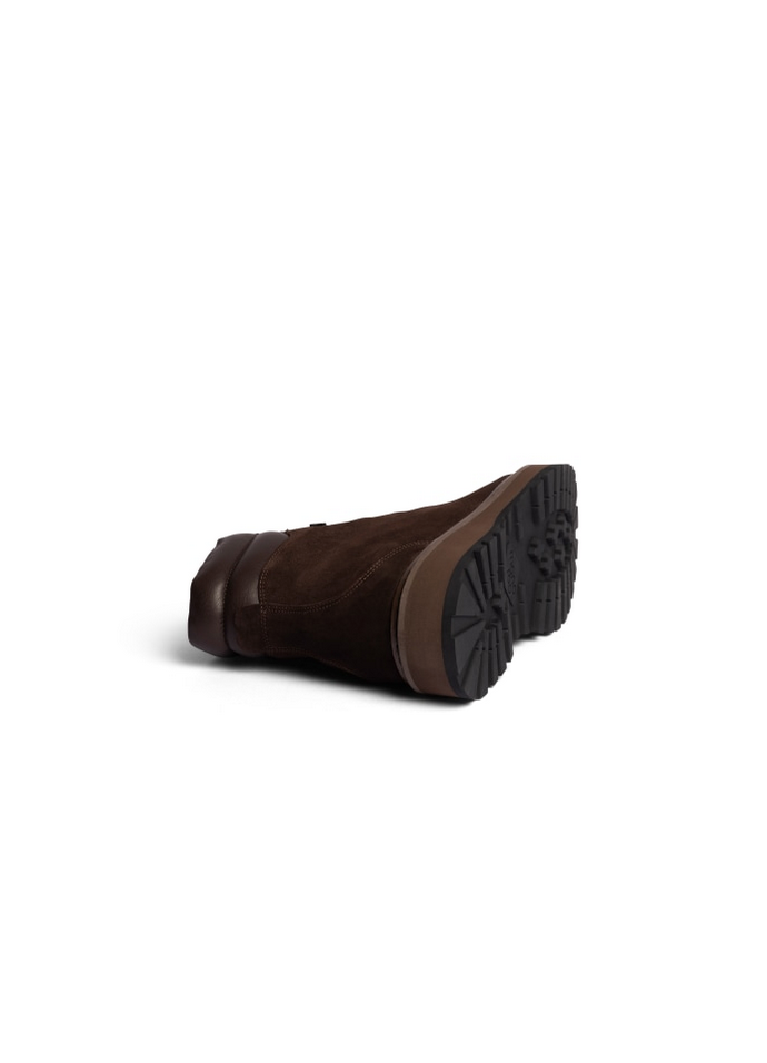 Boots - Hiking Suede Chocolate Black Women
