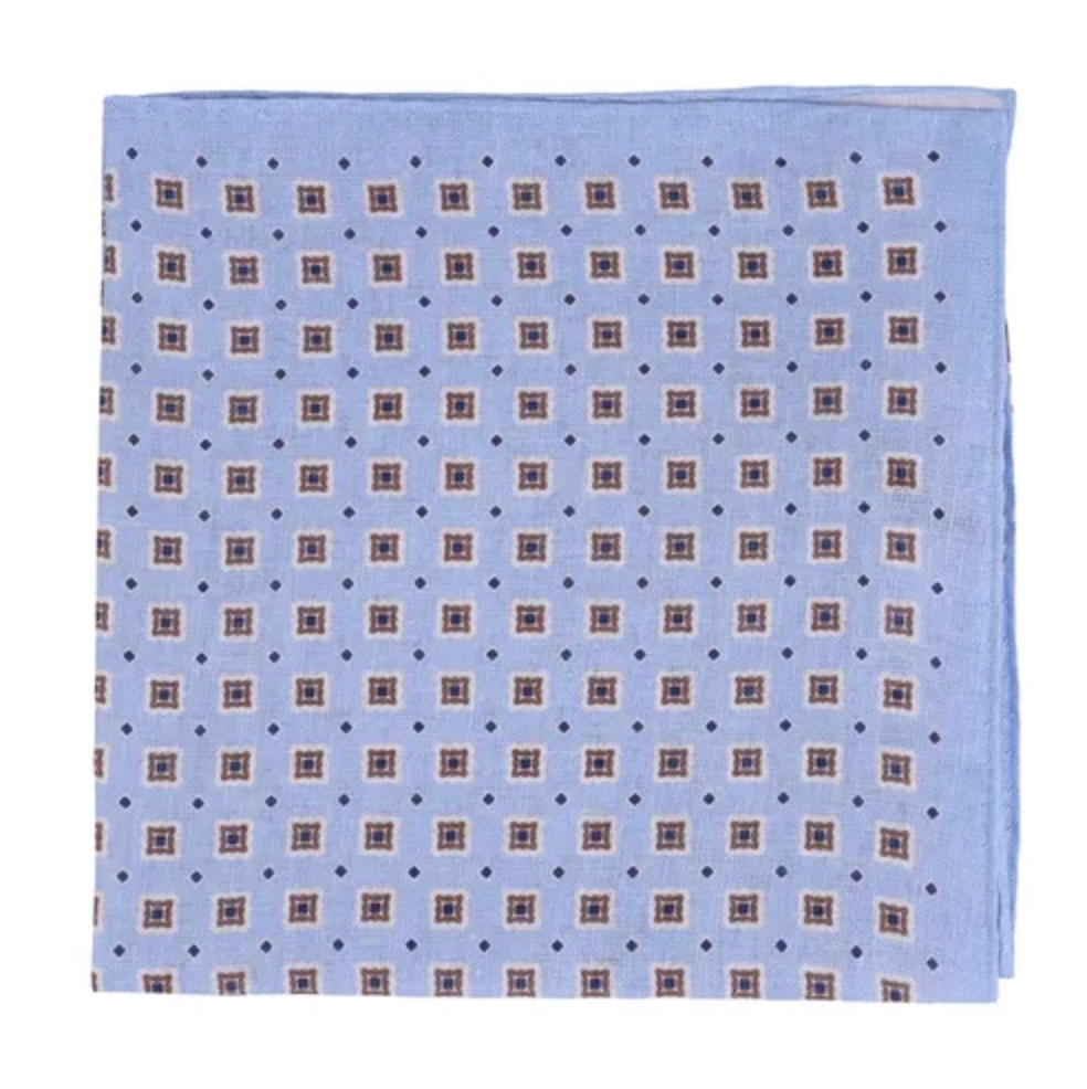 Tørkle - Pocket Square Sky Blue Melange