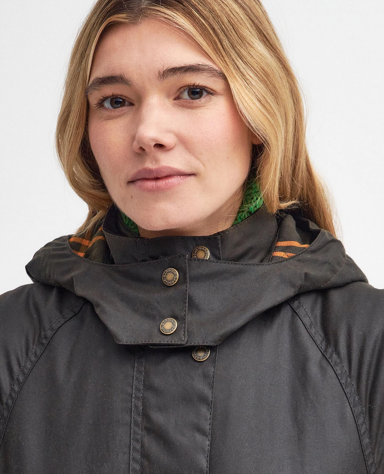 Oilskin Jakke - Long Cannich Wax Jacket Olive