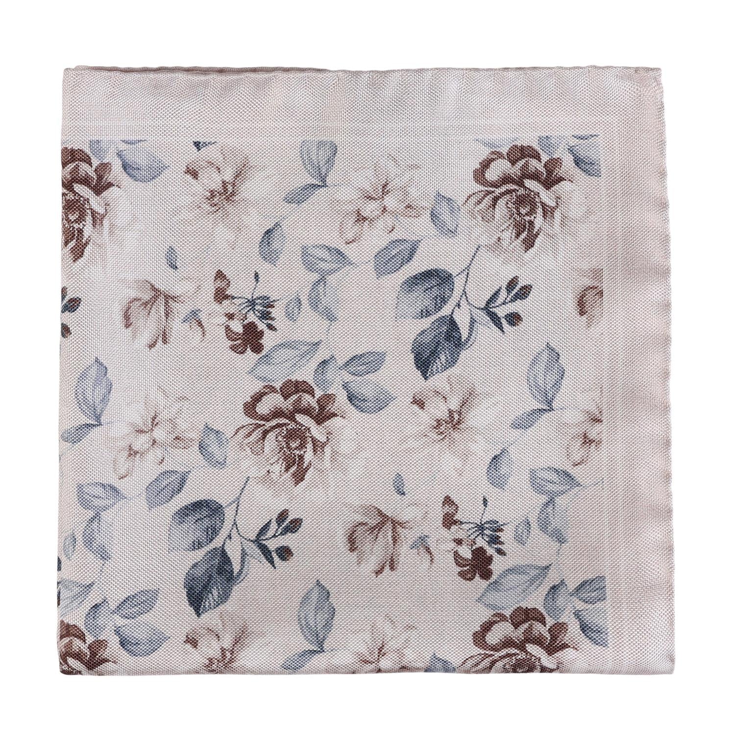 Tørkle - Cream Melange Flower Oxford Panam