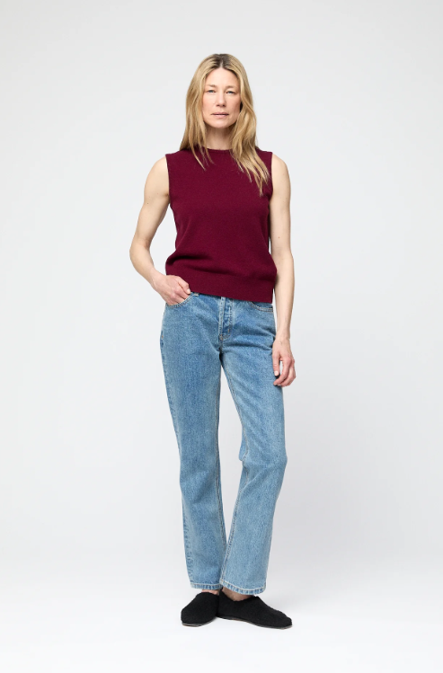 Topp - Classic Wool Tank Burgundy