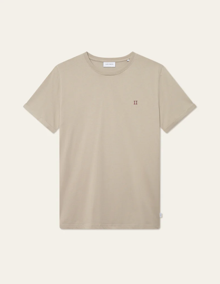 T-Skjorte - Nørregaard Contrast T-Shirt Dark Sand