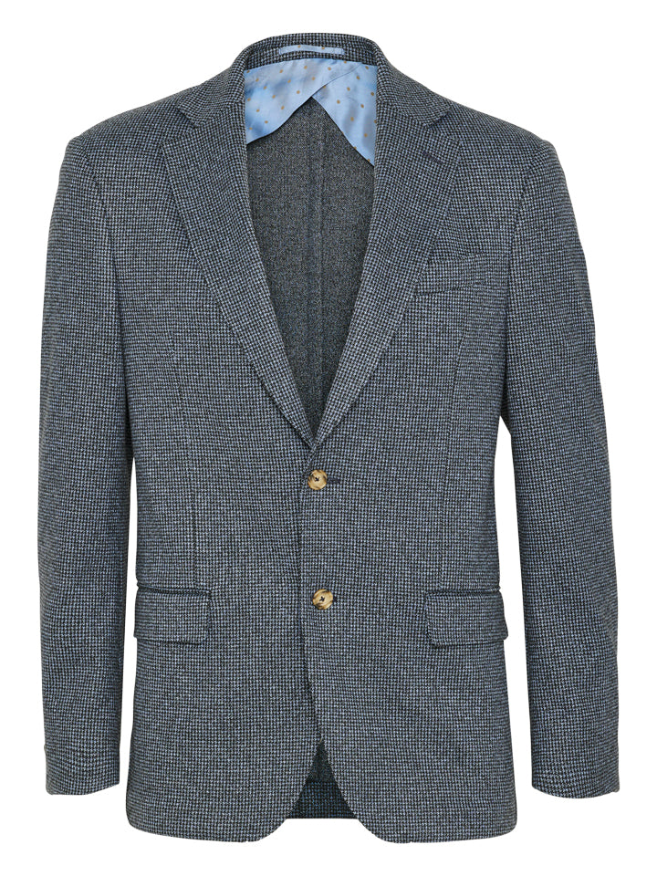 Blazer - Star Easy Blue Small Herringbone