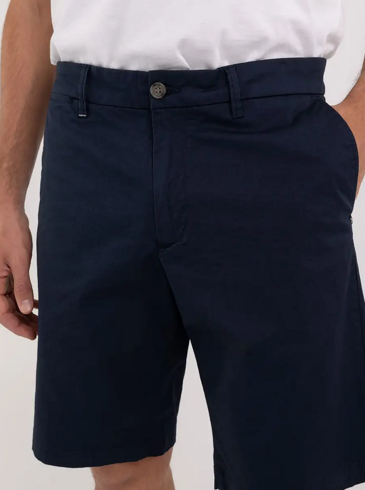 Shorts - Chino Shorts Stretch Gabardine Navy