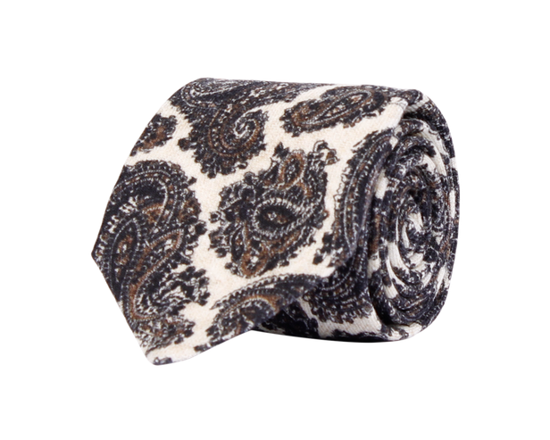 Slips - Classic Tie Big Paisley Melange