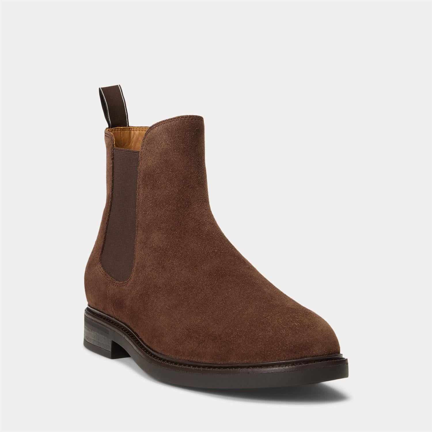 Boots - Asher Chelsea Boots Mid Cut Boot Dark Brown