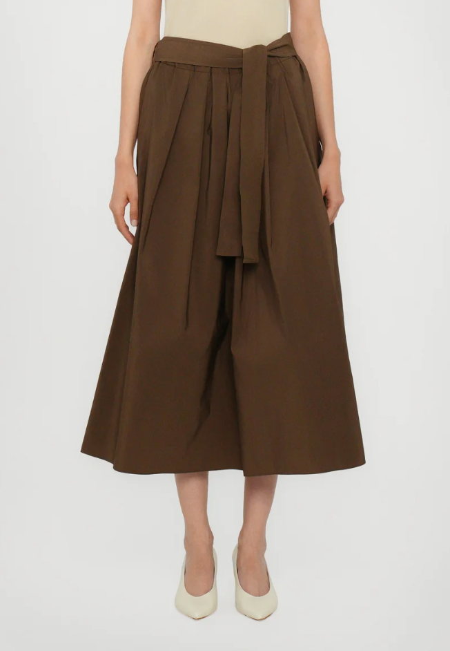 Skjørt -Zarda A-Line Skirt Chocolate