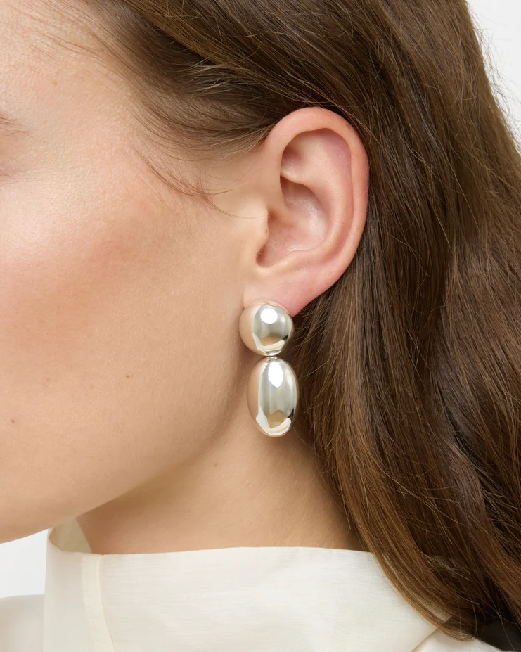 Øredobber - The Klara Earrings Silver