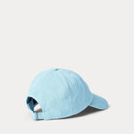 Caps - Mineral-Dyed Twill Ball Cap Sky