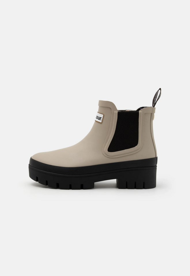 Gummistøvel - Halton Chelsea Boots Light Sand/Black