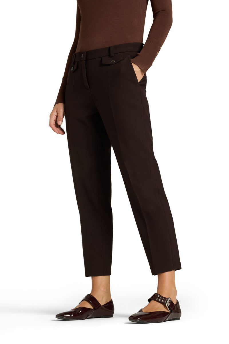 Bukse - Krystal flap Black Coffe