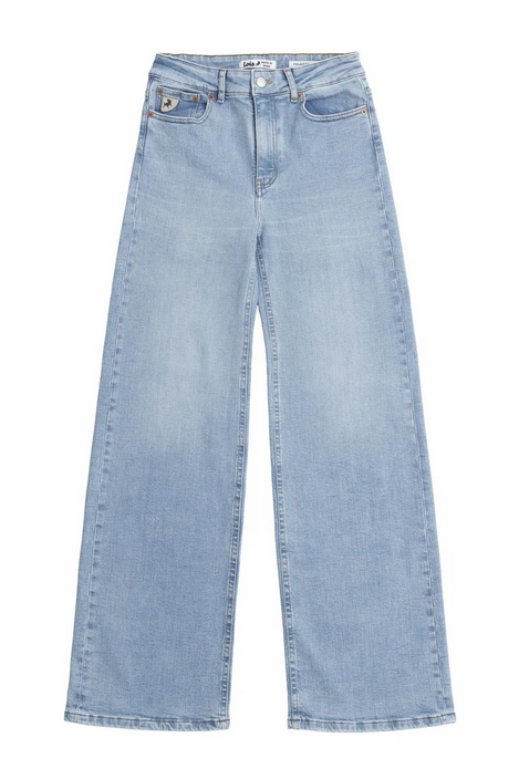 Jeans - Palazzo Cloudy Bleach