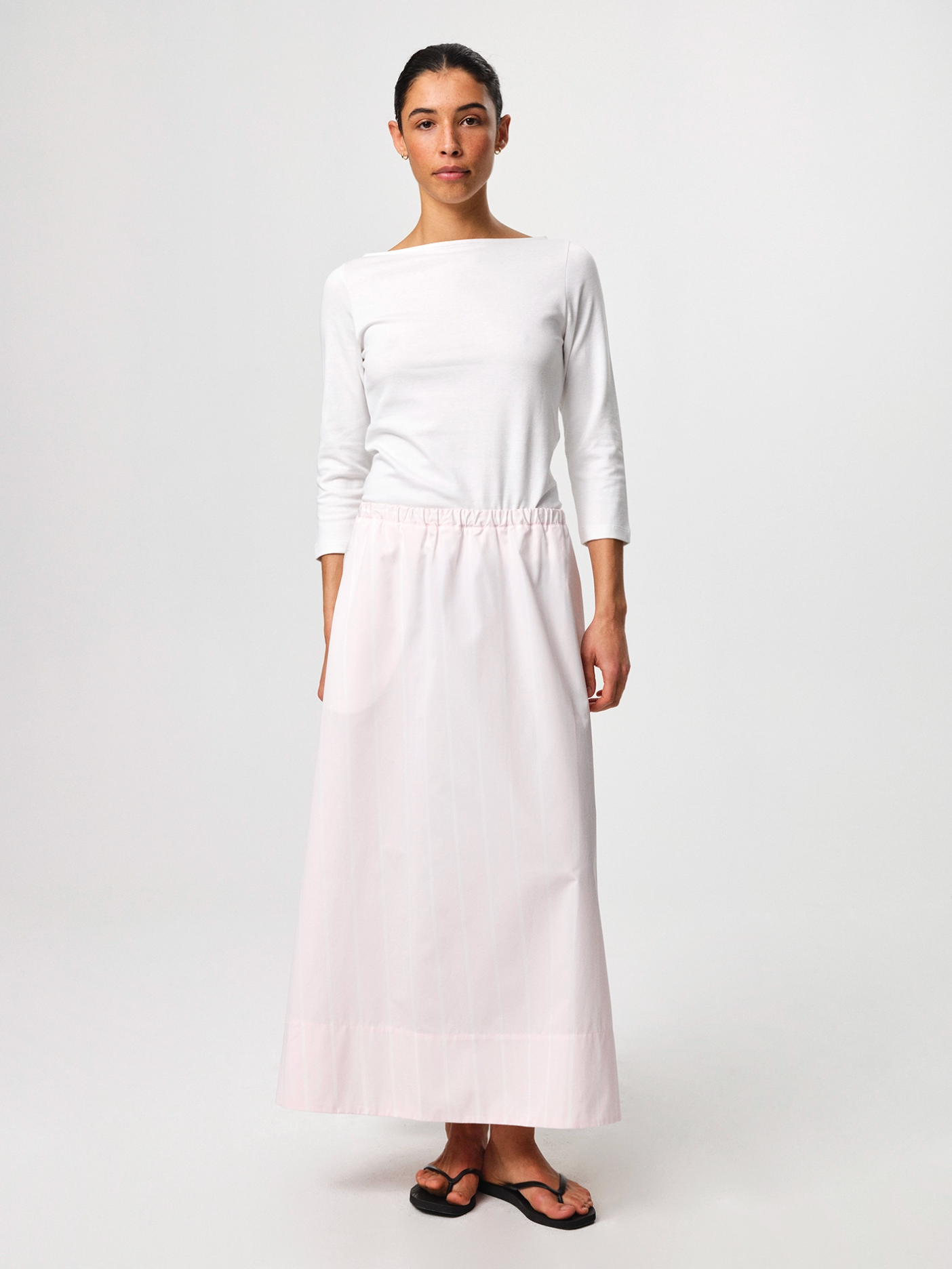 T Skjorte - Nina Half Sleeve White