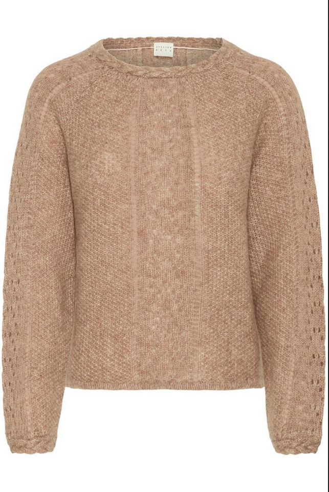 Genser - Irmelia Sweater Cacao Nibs Melange