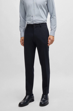 Bukse -  Genius Slim Fit Trousers Dark Blue