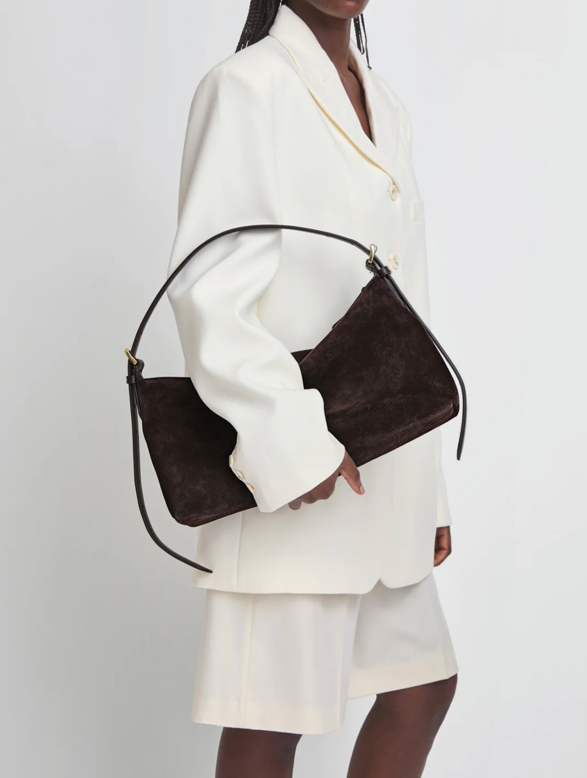 Veske - Castellare Suede Walnut