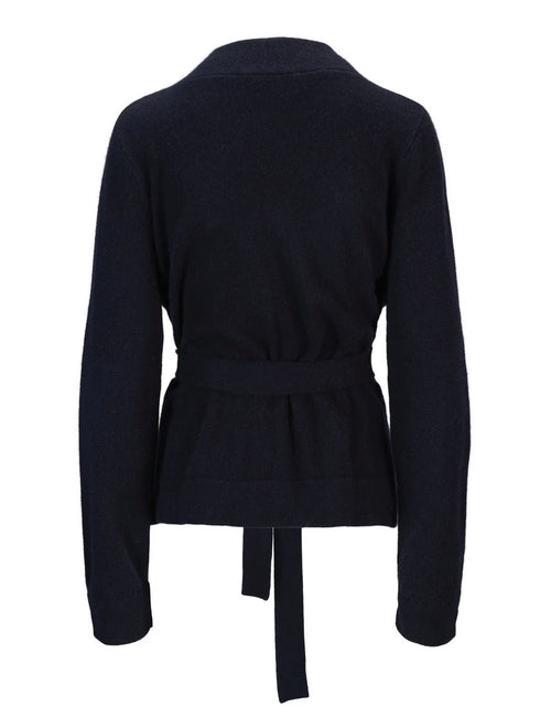 Cardigan - Cat Cashmere Cardigan Navy