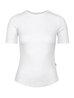 T skjorte - Sina Rib Tee White