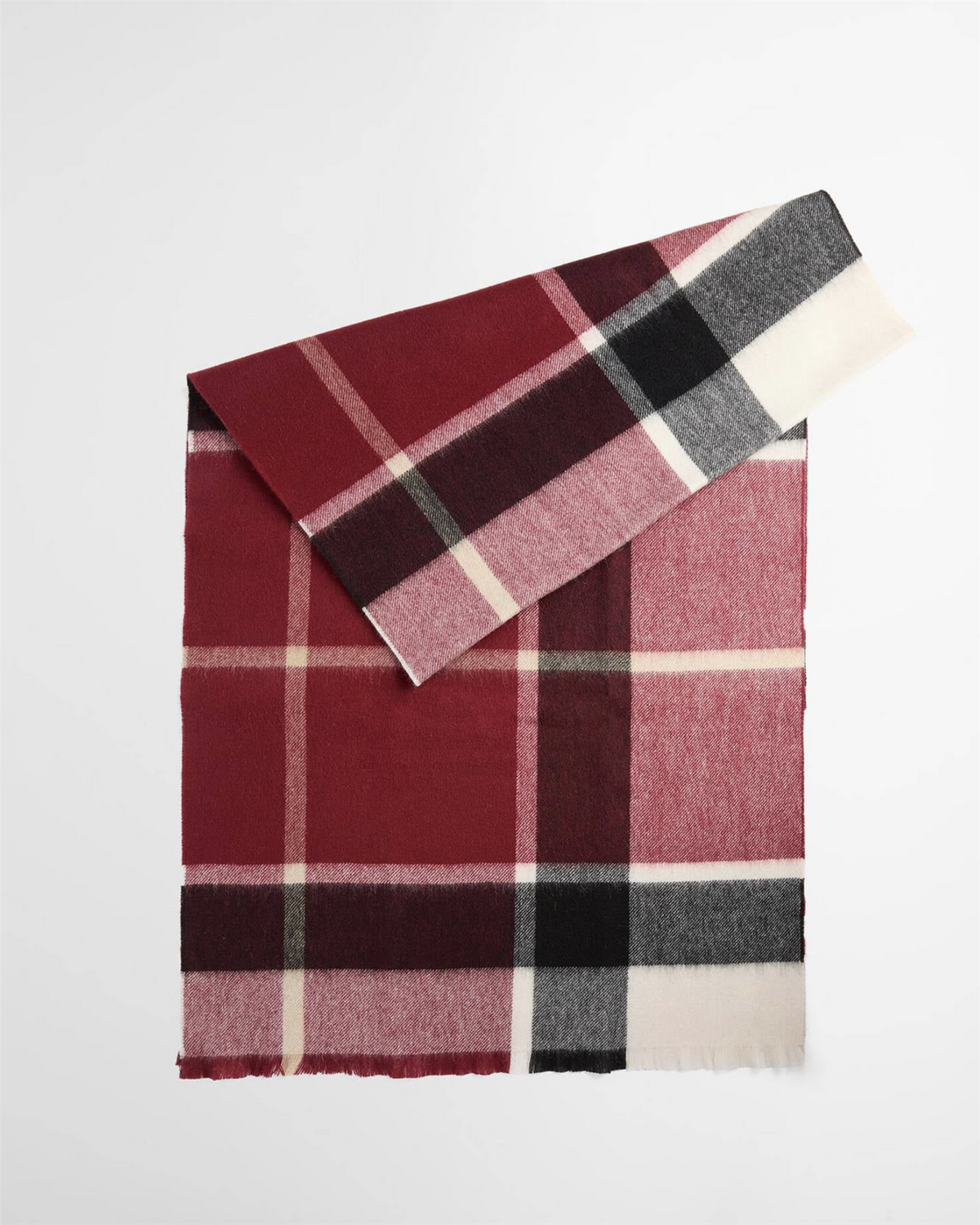 Skjerf - Rosefield Scarf Ruby Stripe