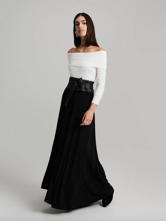 Topp - Gianella Off Shoulder Top Chalk White