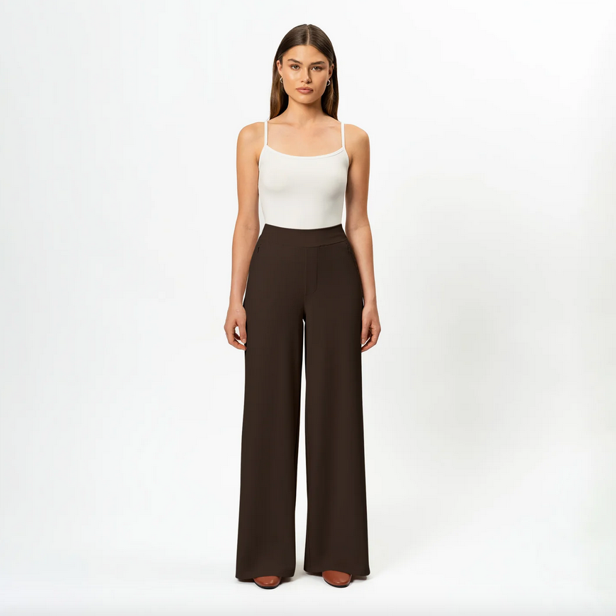 Bukse - Asana Wide Pant Brown