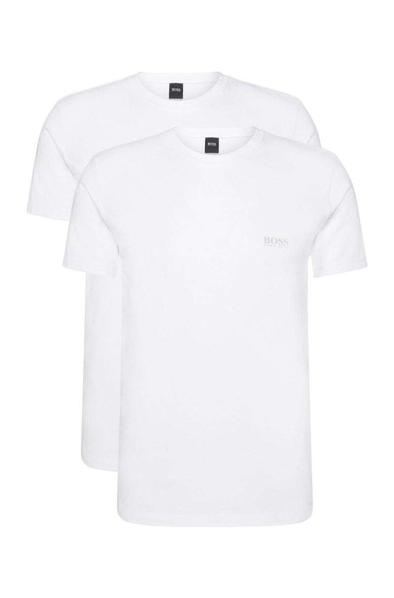 T-skjorte - Two-pack Roundneck Slim-fit T-shirts White