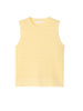 Singlet - Pointelle Classic Tank Pastel Yellow