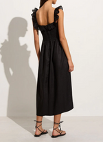 Kjole - Sameera Midi Dress Black